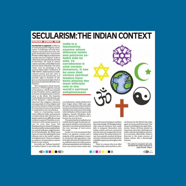Secularism: The Indian Context