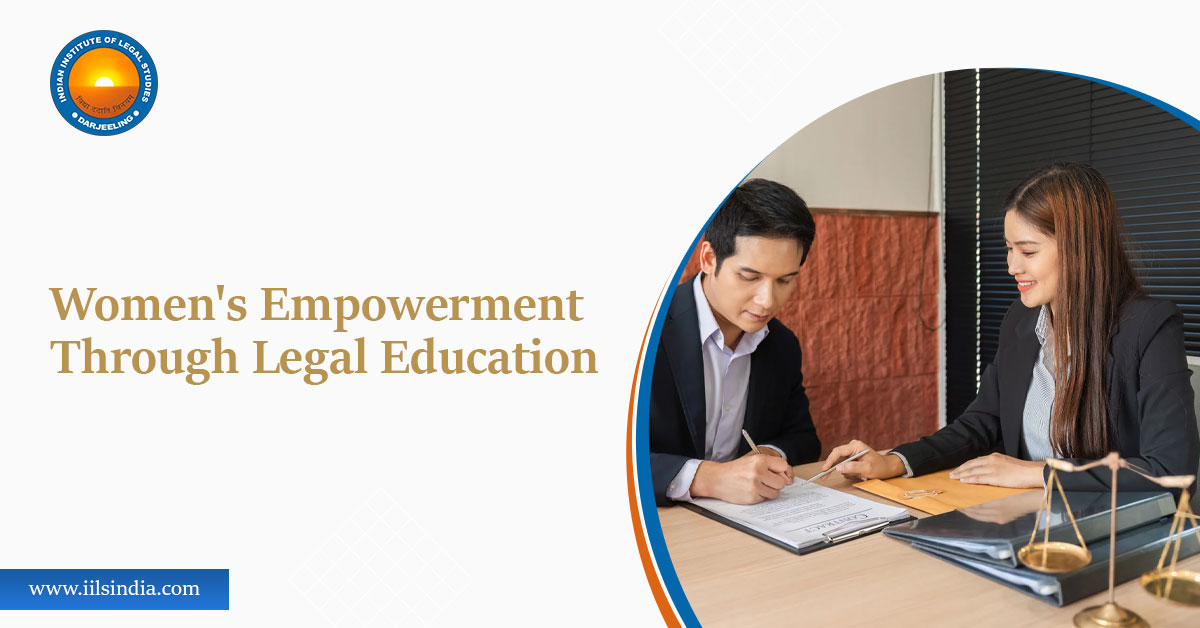 Female law students at IILS India engaging in legal studies and discussions for women's empowerment