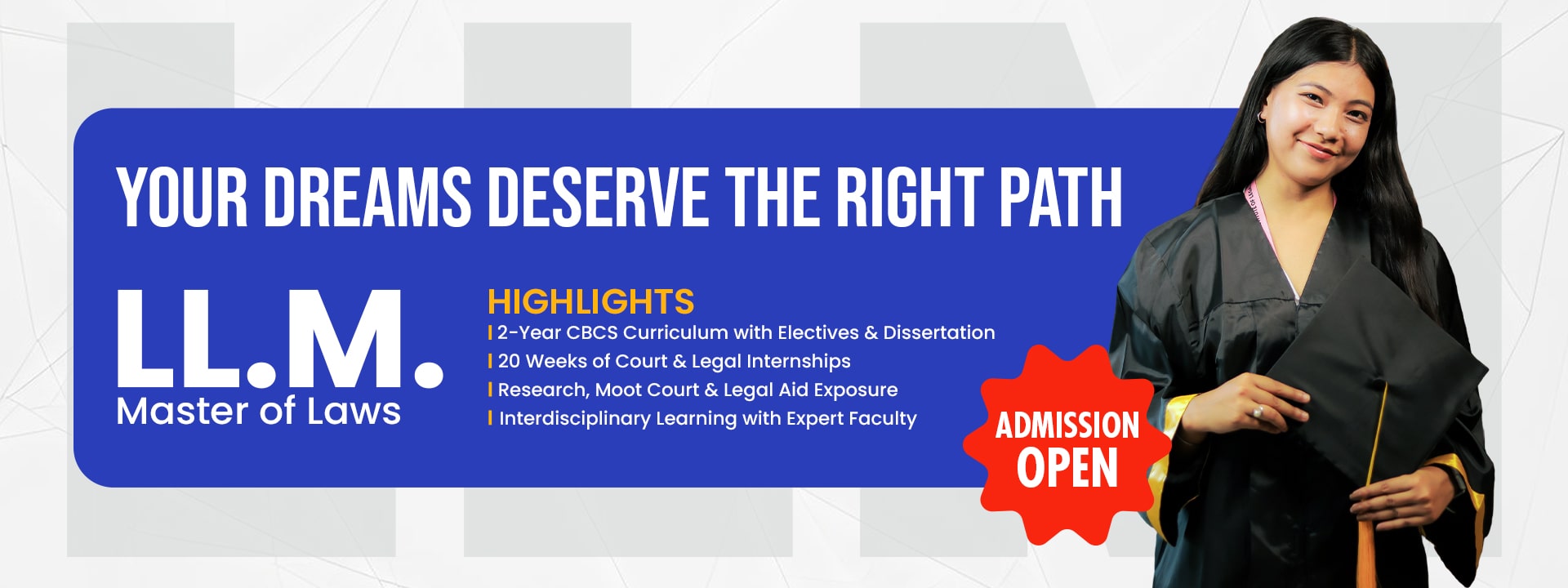 Admission Open for LL.M. Course