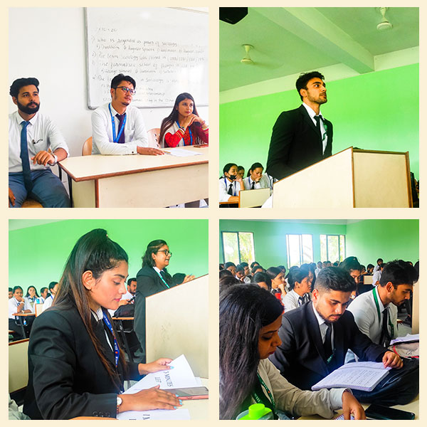 Day 1 of Intra Semester Debate Competition 2022