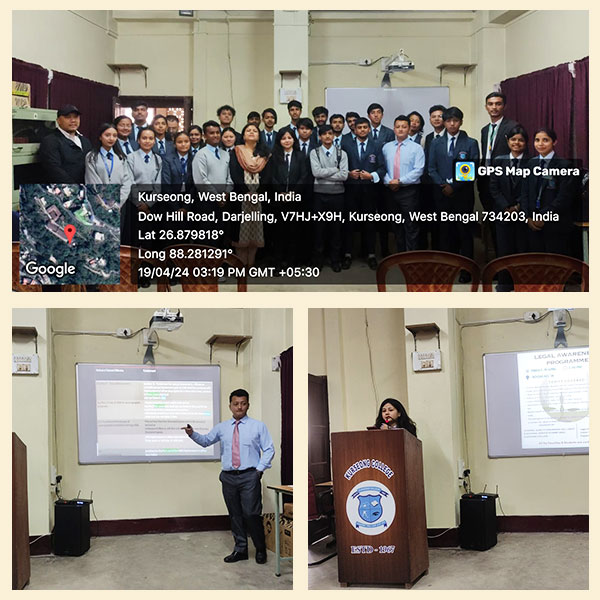 Free Legal Awareness Session at Kurseong College