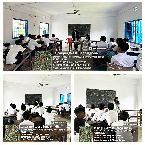 Free Legal Aid & Awareness Program at Ananda Model High School, Jalpaiguri