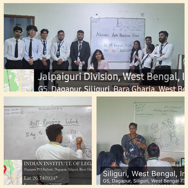 Indian Institute of Legal Studies Observes Anti-Ragging Week with Awareness and Unity