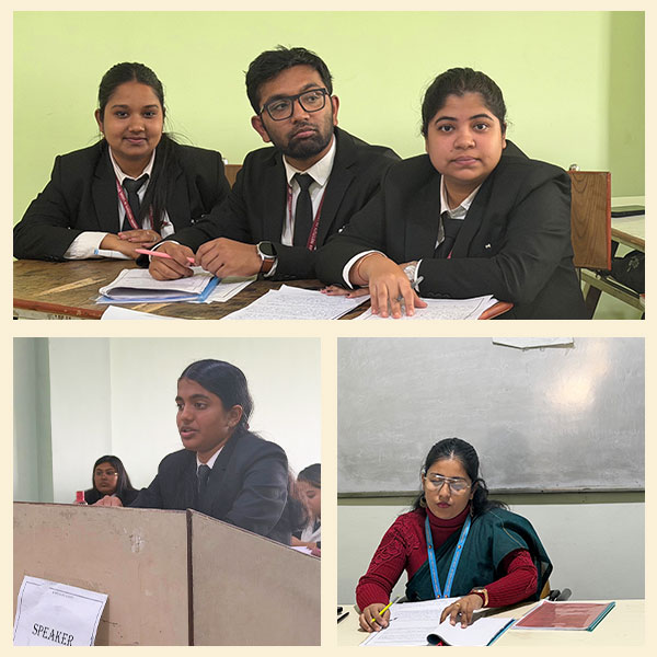 Intra-College Moot Court Practice Session