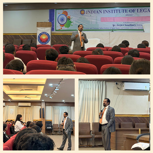 Special Lecture by Dr. Joyjit Choudhury on Legal Career Guidance at Indian Institute of Legal Studies