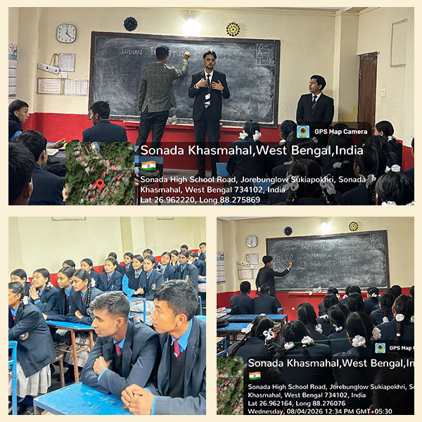 A Free Legal Aid and Awareness Program was conducted at Sonada Higher Secondary School, Sonada.