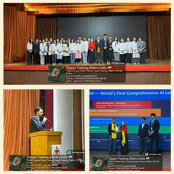 A Free Legal Aid and Awareness Program was conducted at Sikkim Manipal University Gangtok, Sikkim