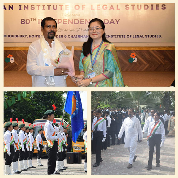 Celebration of The 80th independence Day at indian institute of legal Studies, Siliguri