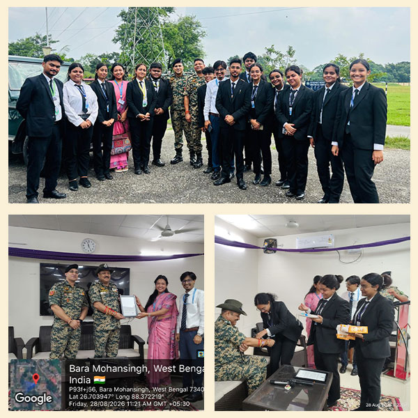 Rakshabandhan Celebration with BSF North Bengal at Kadamtala