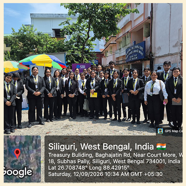 Semester VII Students Visit Siliguri Court for Lok Adalat Proceedings