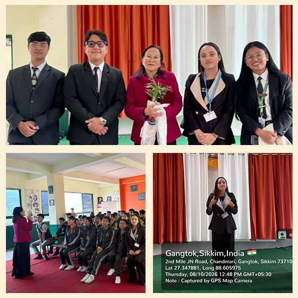 A Free Legal Aid and Awareness Programme was conducted at Kyi De Khang Sr. Secondary School, Gangtok