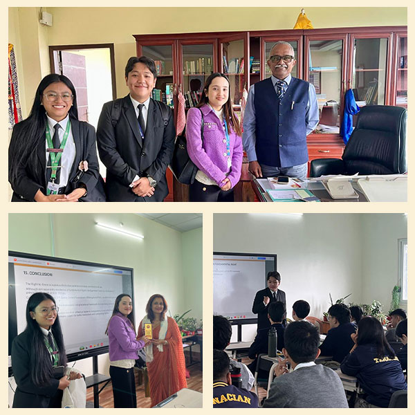 A Free Legal Aid and Awareness Programme was conducted at Tashi Namgyal Academy, Sikkim