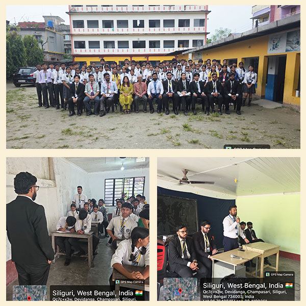 Indian Institute of Legal Studies, Siliguri, Conducted a Legal Aid Session at Genesis Academy