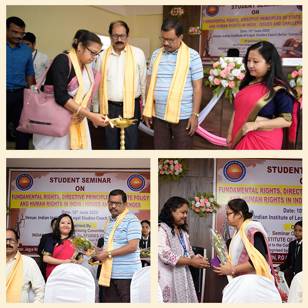 Inaugural Session of the 1st Student Seminar on 10th June, 2023