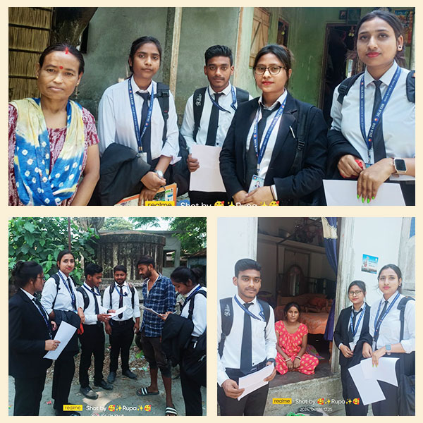 BA LL.B 7th Semester Visited Haripur Village, Coochbehar For Their Legal Aid Survey