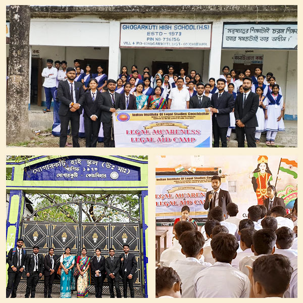 Free Legal Aid and Awareness Session at Ghogarkuthi High School, Tufanganj