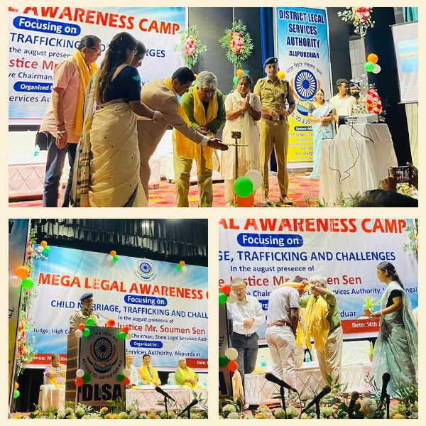 Mega Legal Awareness Camp on Child Marriage, Trafficking and Challenges Organized by District Legal Services Authority, Alipurduar Under the Aegis of State Legal Services Authority, West Bengal