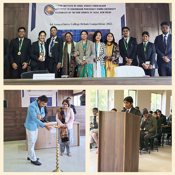 1st Annual Intra-College Debate Competition, 2025