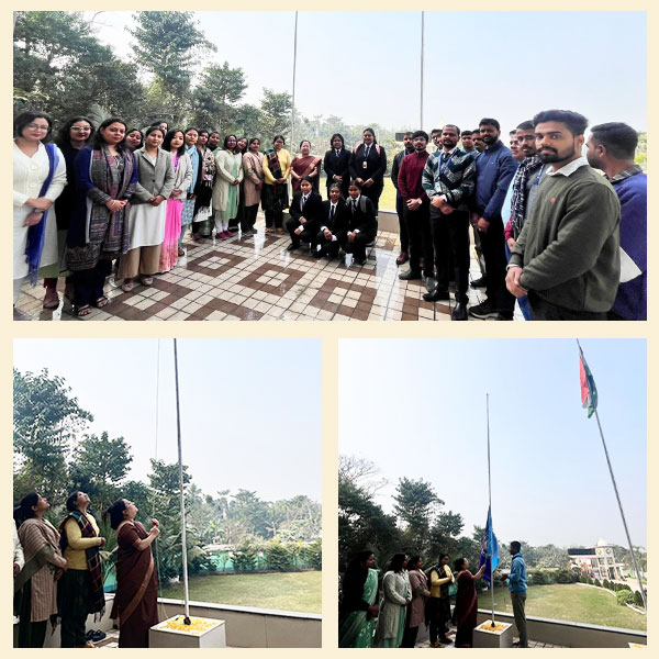 Observation of 77th Republic Day at Indian Institute of Legal Studies Cooch Behar