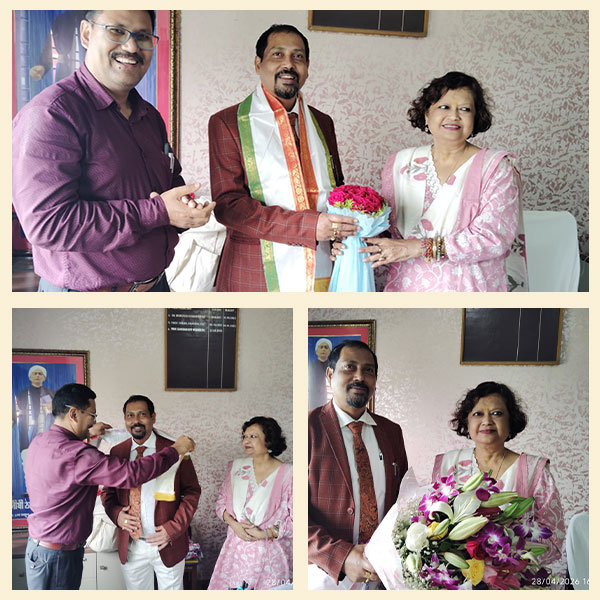 High-Level Courtesy Meeting Between Dr. Joyjit Choudhary, AAG & Vice Chancellor
