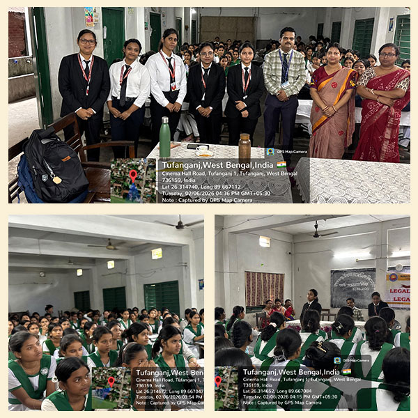Free Legal Awareness Program at Tufanganj Iladevi Girls' High School