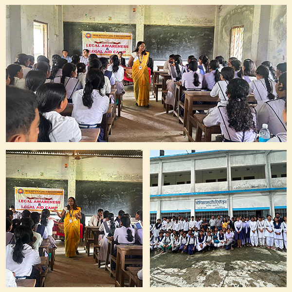Legal aid and awareness session at Baudiar Danga High School