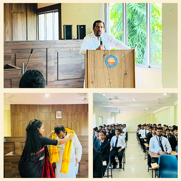 Inspiring Special Address by the Hon'ble Founder & Chairman to Newly Admitted Law Students