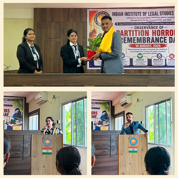 Training Session on Legal Aid and Its Practical Aspects at Institute of Legal Studies, Cooch Behar