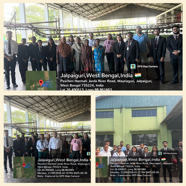 Special Empirical Observational Visit to Purba Harmati Tea Factory - LL.B. Semester III