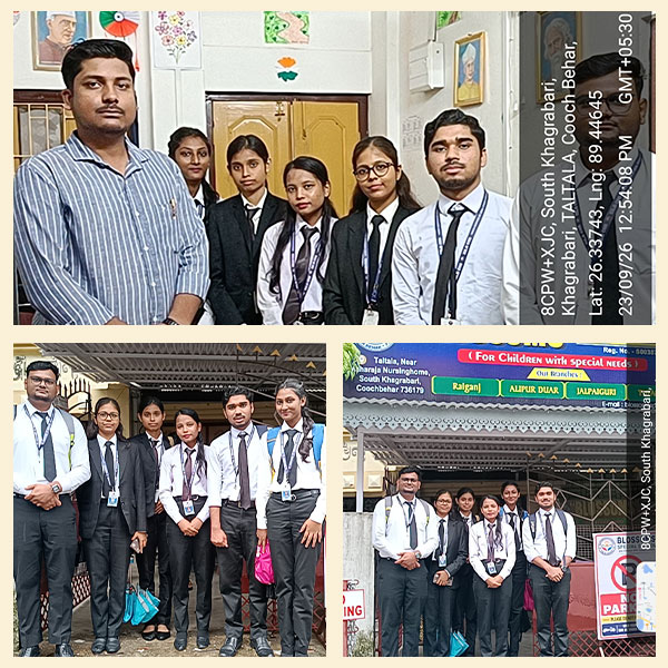 Empirical Field Visit to Blossom Special School - B.A. LL.B. Semester IX