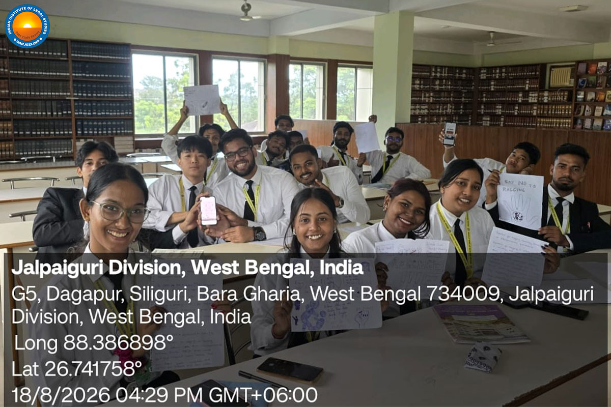 Observation of Anti-Ragging Week 2026