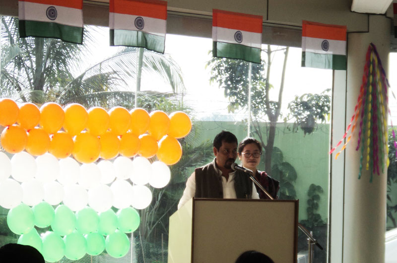 Observation of the 67th Republic Day at IILS Campus