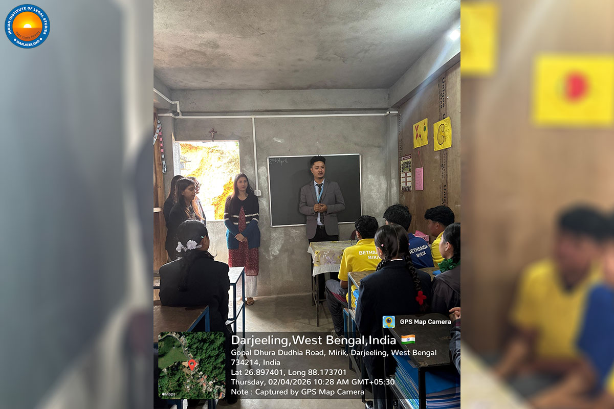A Free Legal Aid and Awareness Program was conducted at Bethsaida English School, Mirik