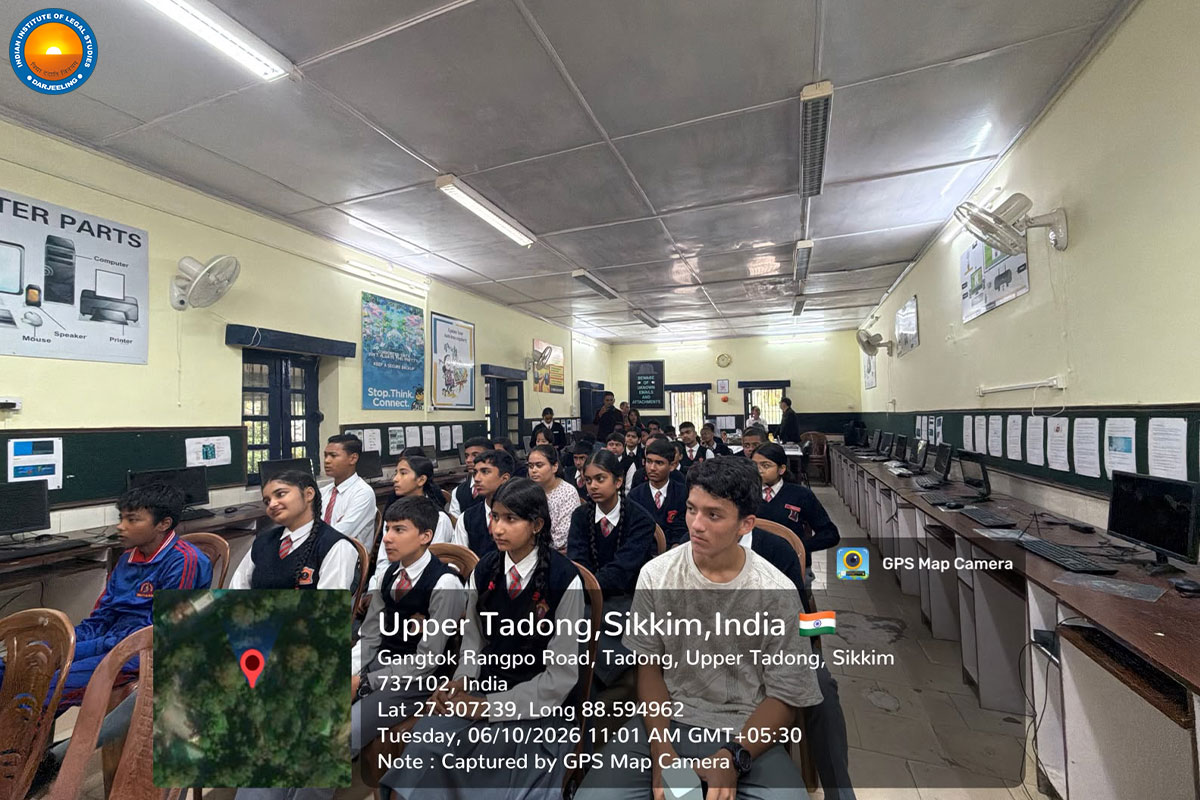 A Free Legal Aid and Awareness Programme was conducted at Army Public School, Tadong, Gangtok