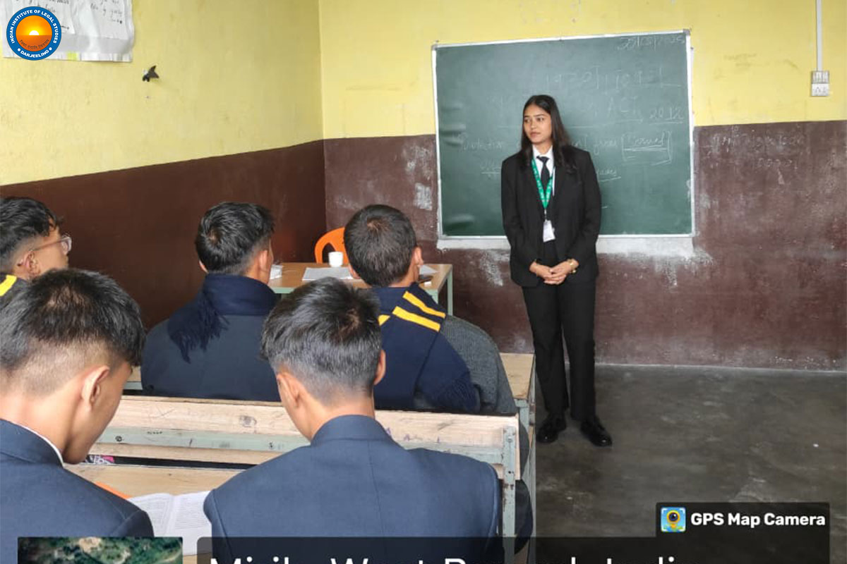 Free legal aid & awareness program at Brindavan Boarding School, Mirik