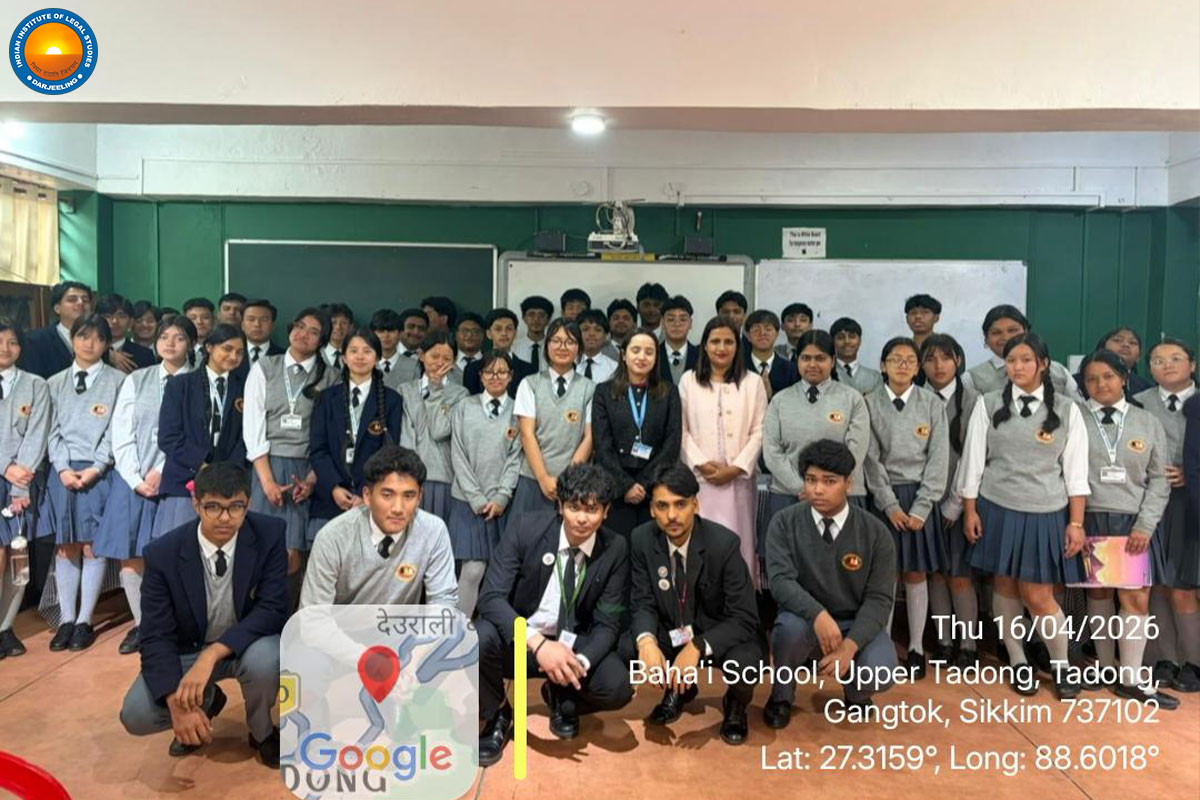 A Free Legal Aid and Awareness Program was conducted at Baha'i School Tadong Gangtok, Sikkim
