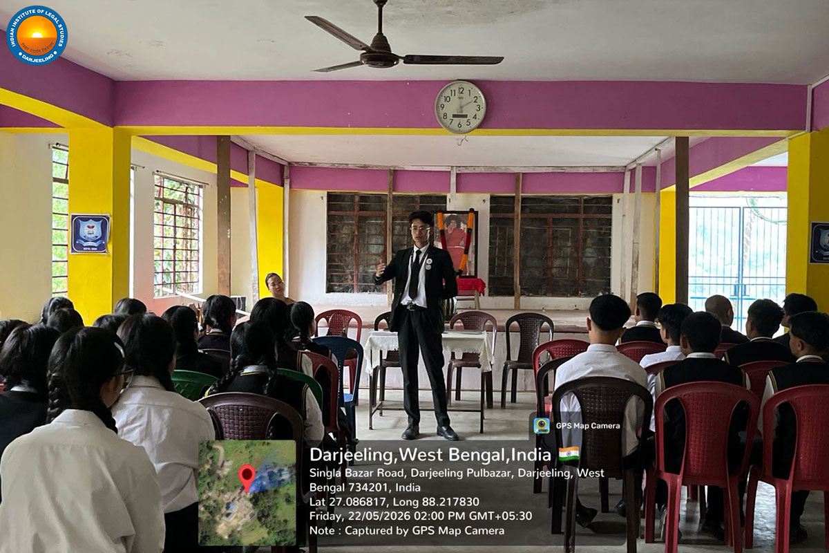 A Free Legal Aid and Awareness Program was conducted at Vidya Deep Educational Institute, Bijanbari