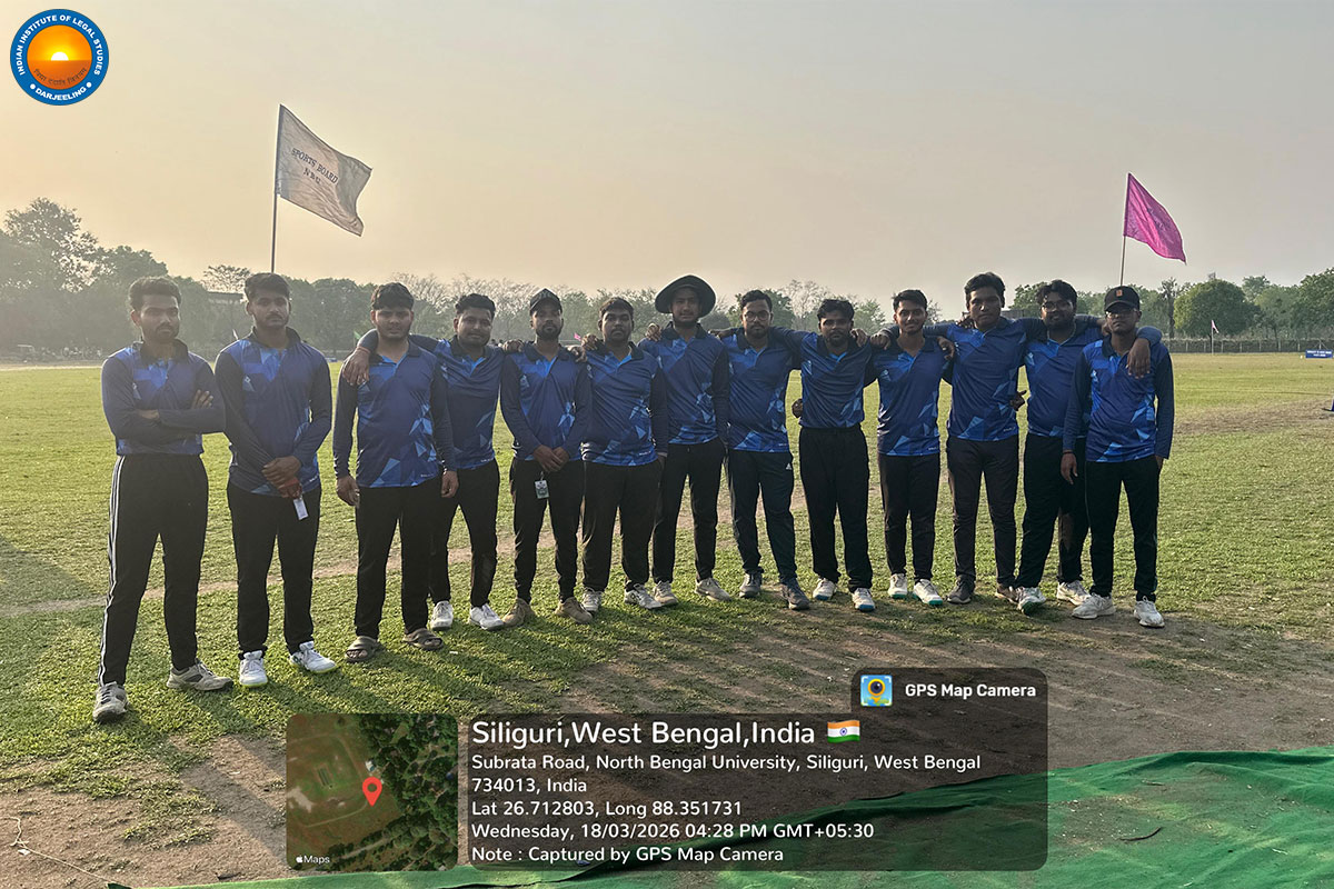 Indian Institute of Legal Studies Cricket Team at the Kiran Chandra Memorial Inter-College Tournament
