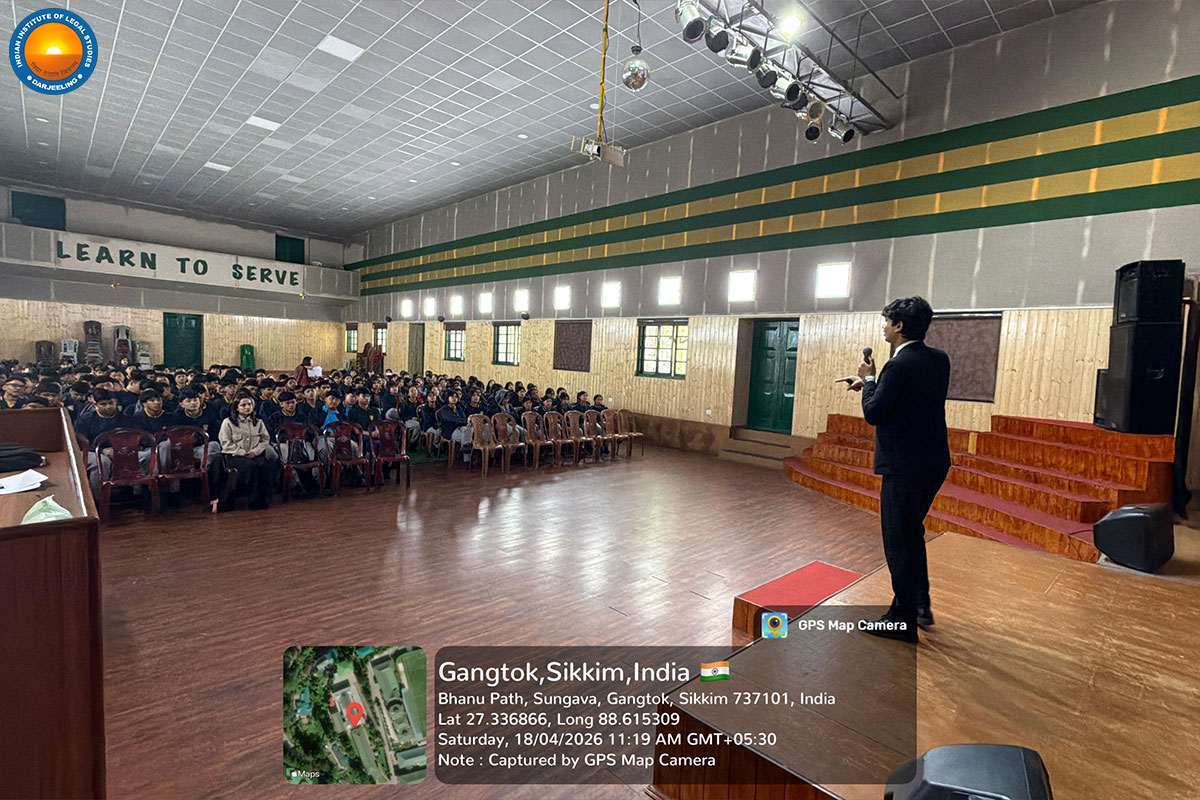 A Free Legal Aid and Awareness Program was conducted at Tashi Namgyal Academy, Gangtok