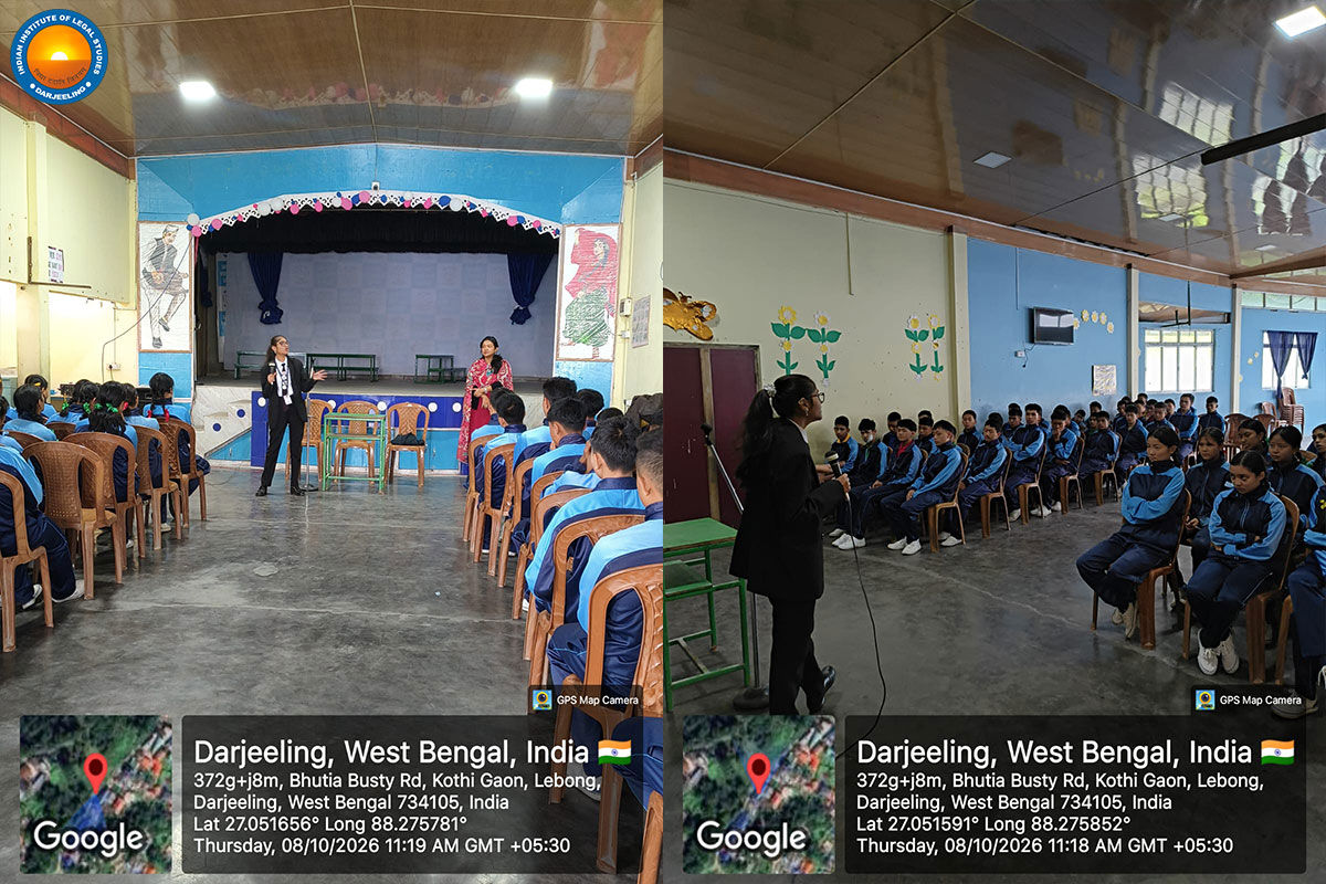 Free Legal Aid and Awareness Session at Saraswati Vidhya Daan Academy, Darjeeling