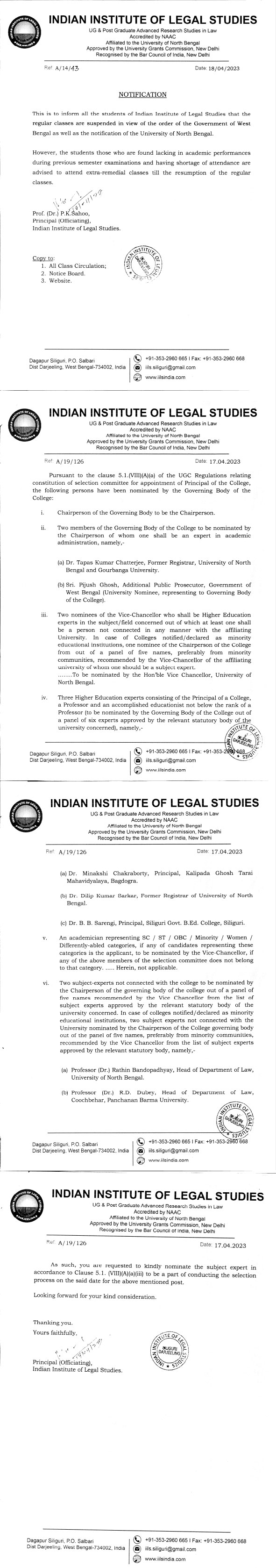 Notice for Quest Volume IX Issue II